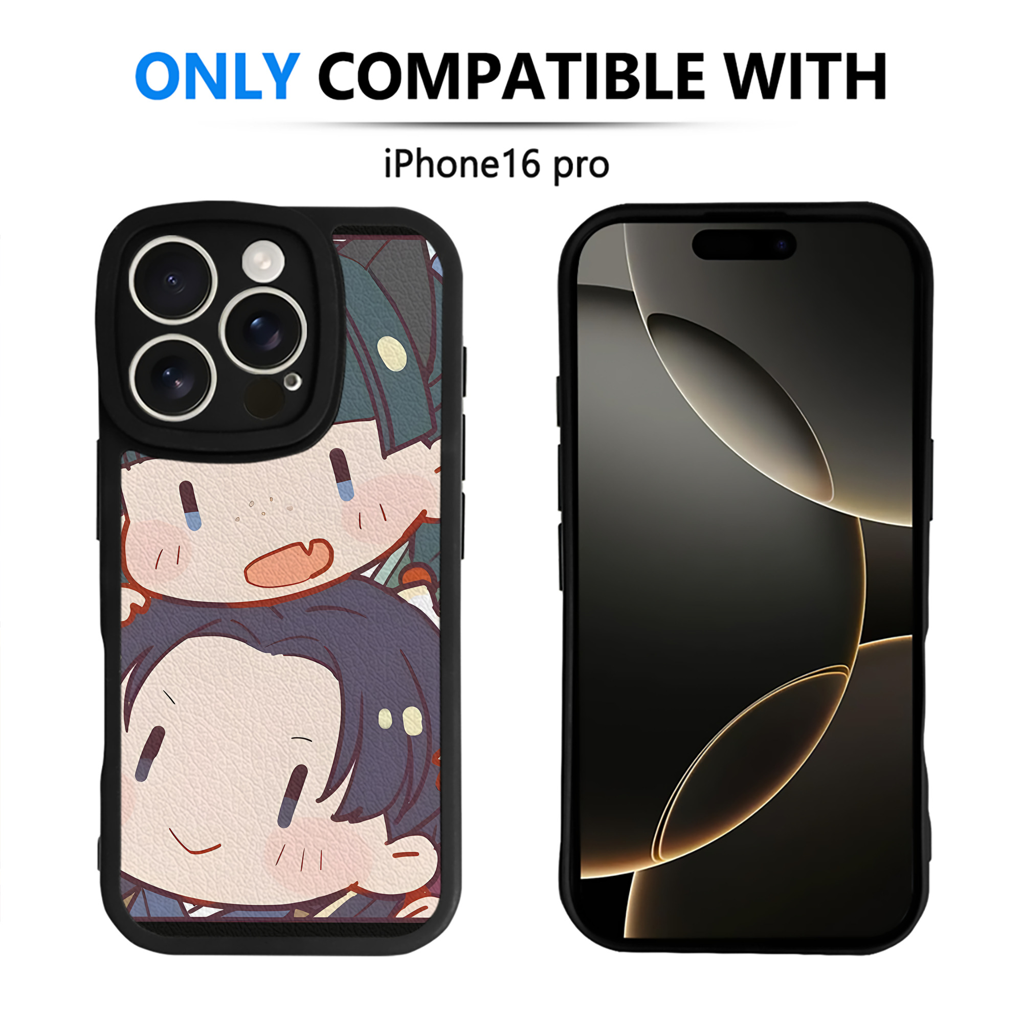 （画像用） 薬屋のひとりごと The Apothecary Diaries 【iPhone 16シリーズ対応】シリコンスマホケース（レザー調） 材質：シリコン